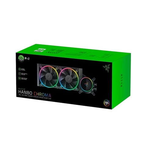 Razer Hanbo Chroma RGB All-In-One Liquid Cooler aRGB Pump Cap